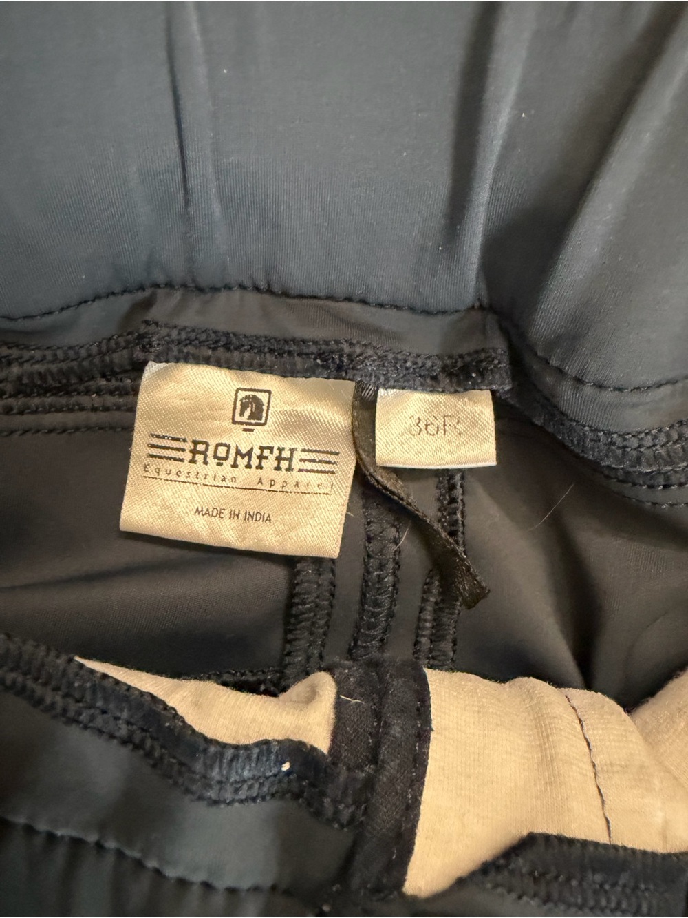 Romfh Navy Blue Women's Riding Breeches - Picture 3 of 3